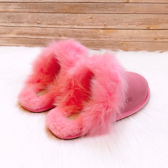 UGG Scuff Sis Slippers In Pink Rose - Picture 2 of 8